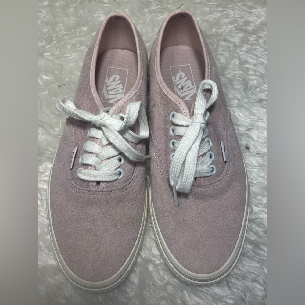 VANS authentic pink suede skate shoe
